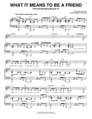 What It Means to Be a Friend Sheet Music and Beyond